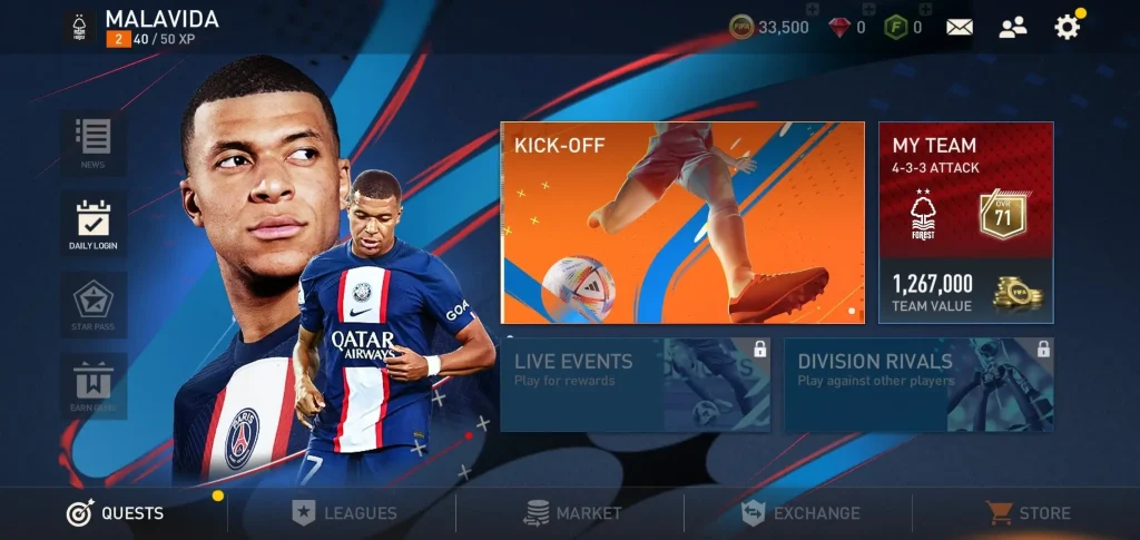 Features FIFA Mobile MOD APK Image