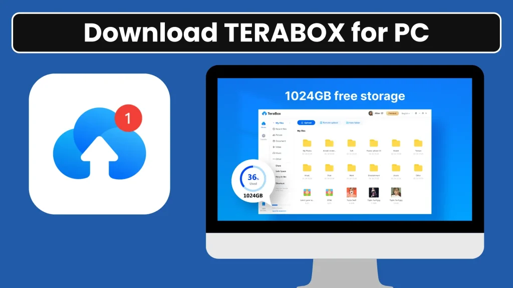 Download Terabox Mod APK For Windows (PC/Laptop)