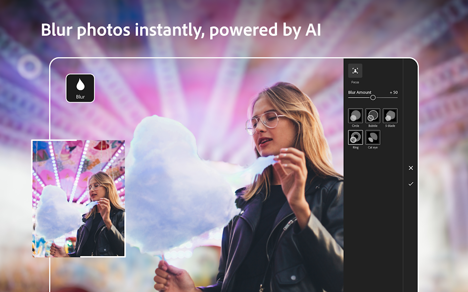 Blur Photos instantly Lightroom Mod APK